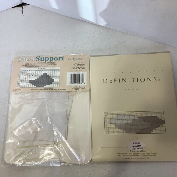 New Vintage Lot of 19 Evan-Picone Aafes Various Brands Colors Sizes Pantyhose - Picture 4 of 16